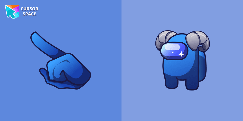 Among Us Sheep Character cursor cursor pack